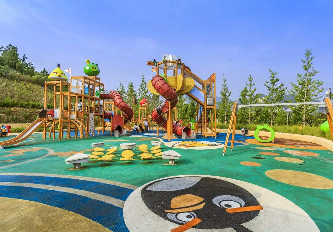 Rubber Angry Birds playground