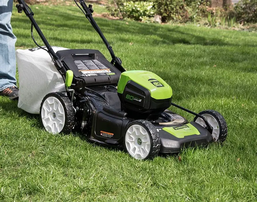 a-self-starting-lawn-mower