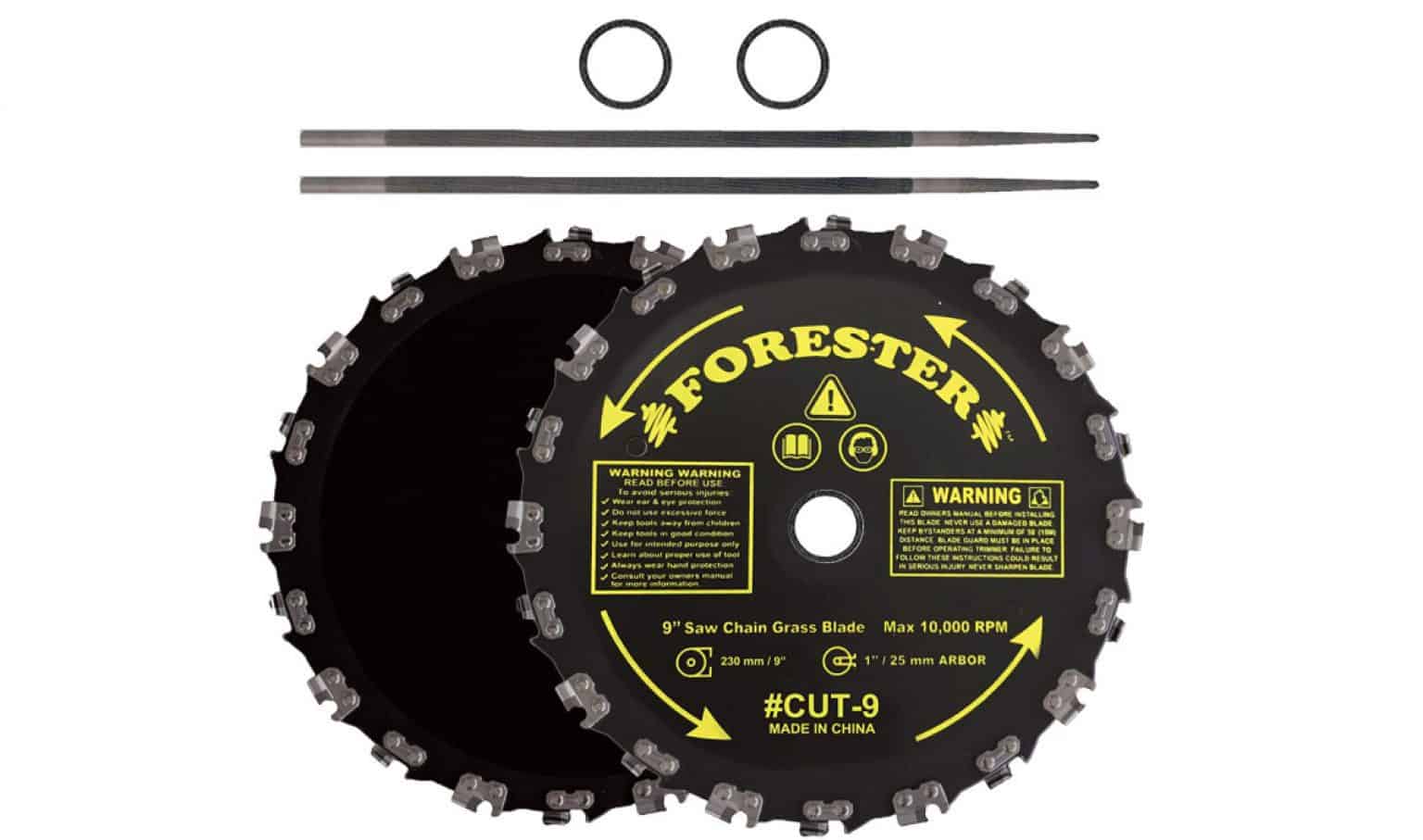 1. Forester Chainsaw Tooth 9″ Brush Blade Best Brush Cutter Blade For