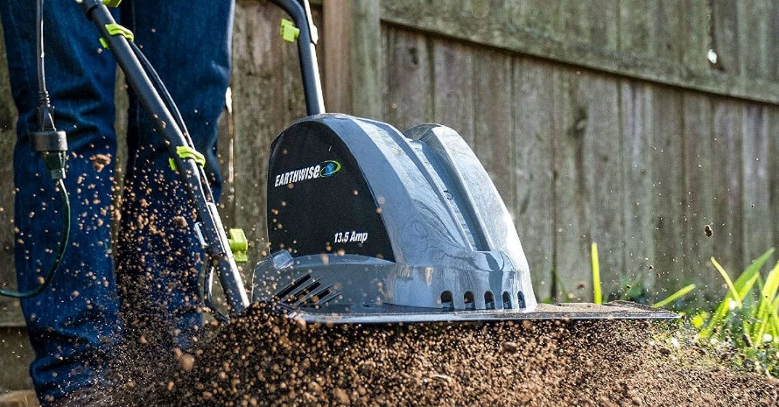 7 Trench Digging Tools To Buy In 2024 For Effortless Trench Digging   Earthwise TC70016 Electric Tiller 1536x803 